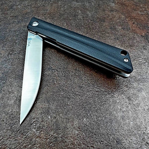 BOOTLEGGER - Black G10 Handles, 8Cr13MoV Blade