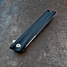 Load image into Gallery viewer, BOOTLEGGER: Black G10 Handles, 8Cr13MoV Straight Back Blade, Ball Bearing Flipper System, EDC Folding Pocket Knife