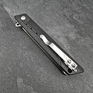 TANGO - 8Cr13MoV Tanto Blade, Black G10 Handles