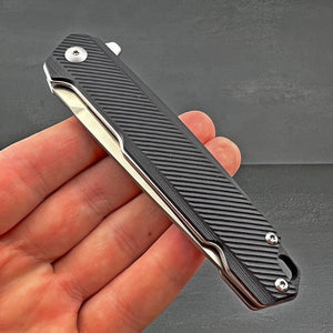 NEPTUNE - D2 Blade, Black G10 Handles