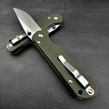 Load image into Gallery viewer, OTIS - D2 Blade, Green Micarta Handles