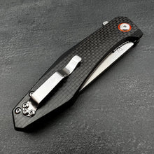Load image into Gallery viewer, HOLGER - D2 Blade, Black Carbon Fiber Handles