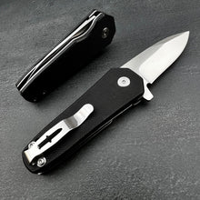 Load image into Gallery viewer, BANTAM - 440C Spear Point Blade, Black G10 Handles