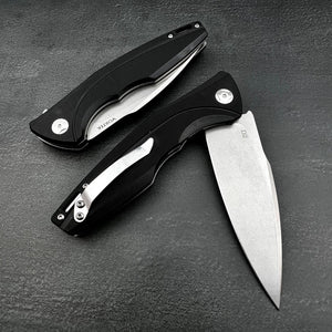 PALADIN - D2 Blade, Black G10 Handles