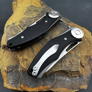 MONDO - D2 Blade, Black G10 Handles