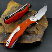 Load image into Gallery viewer, MONDO - D2 Blade, Orange G10 Handles