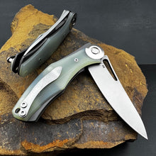 Load image into Gallery viewer, MONDO - D2 Blade, Jade G10 Handles