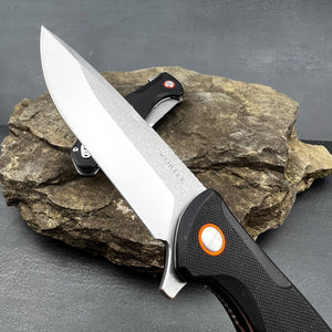 MONARK - D2 Blade, Black G10 Handles