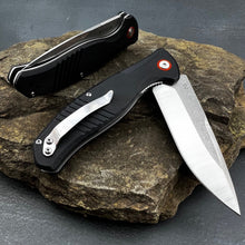 Load image into Gallery viewer, MONARK - D2 Blade, Black G10 Handles