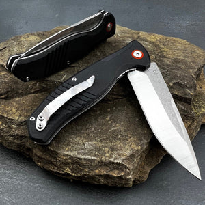 MONARK - D2 Blade, Black G10 Handles