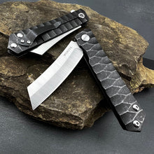 Load image into Gallery viewer, KYOTO - D2 Blade, Stainless Steel Stonewashed Handle