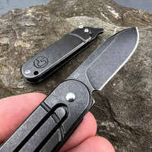 Load image into Gallery viewer, PYGMY:  Small Mini Knife Great For Keychain, D2 Drop Point Blade,  Ball Bearing Pivot System