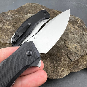 GROWLER - Black G10 Handles, D2 Blade