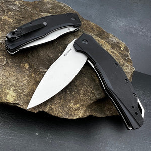 GROWLER - Black G10 Handles, D2 Blade