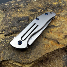 Load image into Gallery viewer, MyTi - D2 Blade, Titanium Handles, Great for Keychain or Pocket