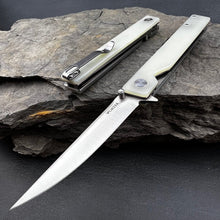 Load image into Gallery viewer, SKIPJACK - Jade G10 Handles, D2 Straight Back Blade