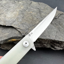 Load image into Gallery viewer, SKIPJACK - Jade G10 Handles, D2 Straight Back Blade