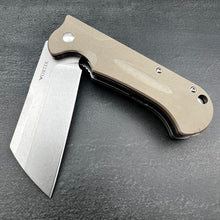Load image into Gallery viewer, PANZER - Desert Tan G10 Handle, D2 Cleaver Blade