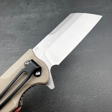 Load image into Gallery viewer, PANZER - Desert Tan G10 Handle, D2 Cleaver Blade