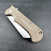 Load image into Gallery viewer, PANZER - Desert Tan G10 Handle, D2 Cleaver Blade