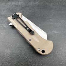 Load image into Gallery viewer, PANZER - Desert Tan G10 Handle, D2 Cleaver Blade