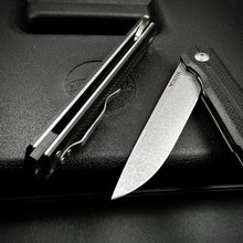 Load image into Gallery viewer, NOVA - Black G10 Handles, D2 Straight Back Blade