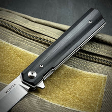 Load image into Gallery viewer, APACHE - 9Cr18MoV Blade, Black G10 Handles