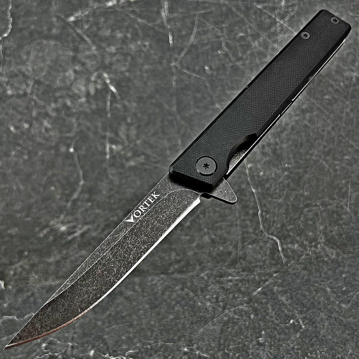 VANGUARD - Black G10 Handles, 8Cr13MoV Blade