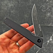 Load image into Gallery viewer, VANGUARD - Black G10 Handles, 8Cr13MoV Blade