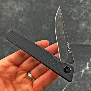 VANGUARD - Black G10 Handles, 8Cr13MoV Blade