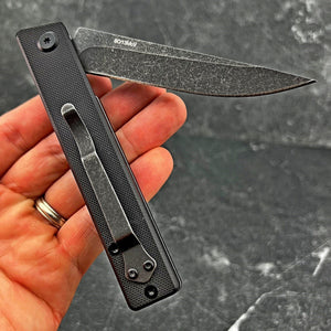 VANGUARD - Black G10 Handles, 8Cr13MoV Blade