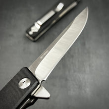 Load image into Gallery viewer, VANGUARD - Black G10 Handle, 8Cr13MoV Blade