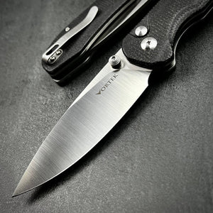 BORIS - Black Micarta Handles, D2 Blade