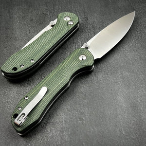 BORIS - Green Micarta Handles, D2 Blade