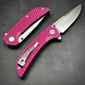 CORAL - Pink Fiberglass Nylon Handles, 9Cr18MoV Blade