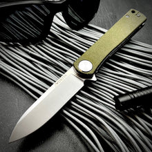 Load image into Gallery viewer, OSKAR - Green Micarta Handles, D2 Blade