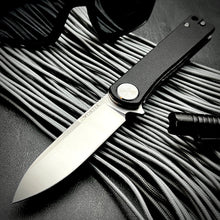 Load image into Gallery viewer, OSKAR - Black Micarta Handles, D2 Blade