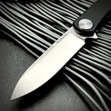 Load image into Gallery viewer, OSKAR - Black Micarta Handles, D2 Blade