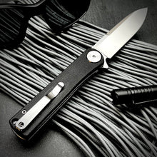 Load image into Gallery viewer, OSKAR - Black Micarta Handles, D2 Blade