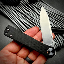 Load image into Gallery viewer, OSKAR - Black Micarta Handles, D2 Blade