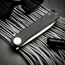 Load image into Gallery viewer, OSKAR - Black Micarta Handles, D2 Blade