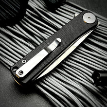 Load image into Gallery viewer, OSKAR - Black Micarta Handles, D2 Blade