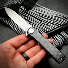 Load image into Gallery viewer, OSKAR - Carbon Fiber Handles, D2 Blade