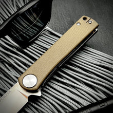 Load image into Gallery viewer, OSKAR - Brown Micarta Handles, D2 Blade