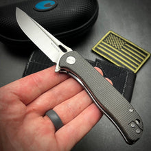 Load image into Gallery viewer, SLINGER - Black Micarta Handles, D2 Blade