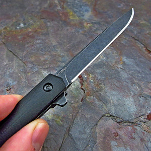 CALHOUN - 8Cr13MoV Blade, Black G10 Handles