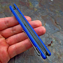 Load image into Gallery viewer, CALHOUN - 8Cr13MoV Blade, Blue G10 Handles