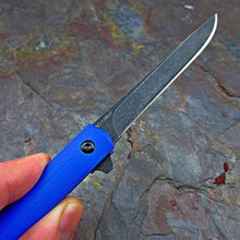 Load image into Gallery viewer, CALHOUN - 8Cr13MoV Blade, Blue G10 Handles