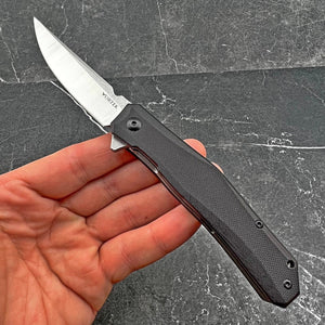 NIMBUS - D2 Blade, Black G10 Handles