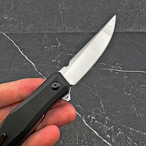 NIMBUS - D2 Blade, Black G10 Handles